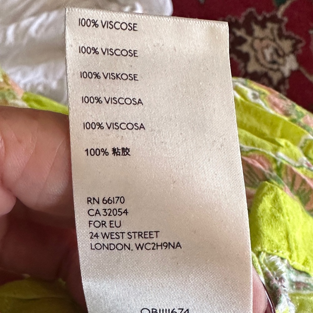 NWT Free People Hanalei Bay Yellow Maxi Size M as Seen on Episode 6 Home Town - Picture 15 of 16